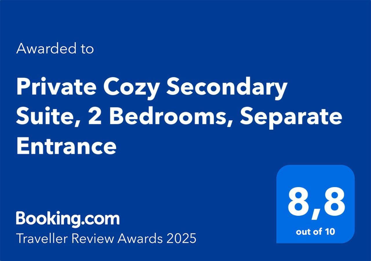 Private Cozy Secondary Suite, 2 Bedrooms, Separate Entrance