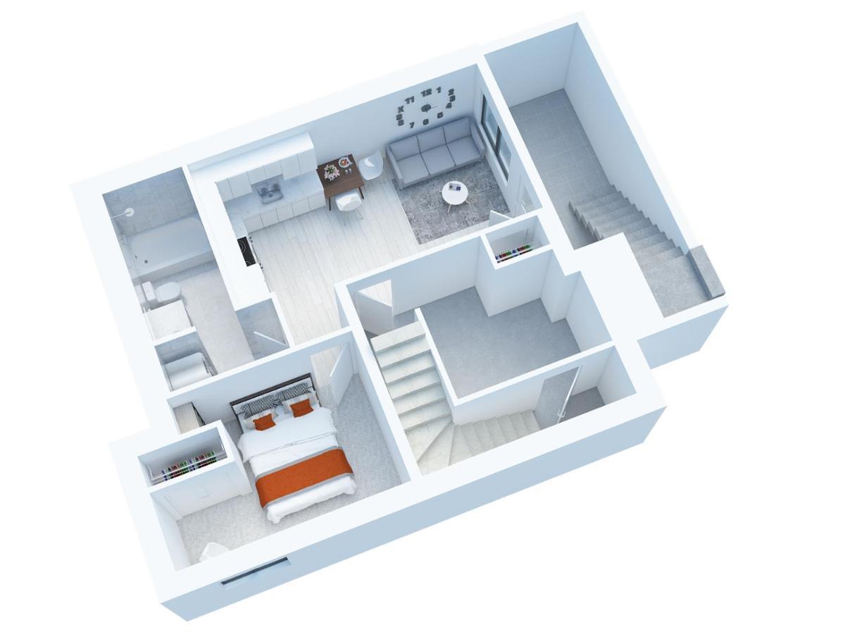 Contemporary 1br Full Kitchen Smarttv * Calgary