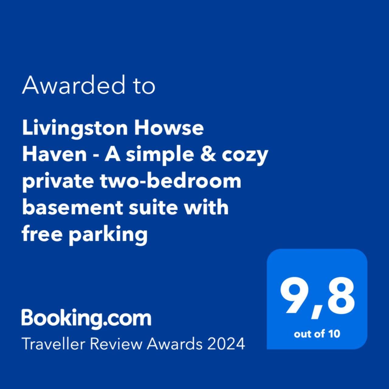 Livingston Howse Haven - A Simple & Cozy Private Two-bedroom Basement With Free Parking Apartment